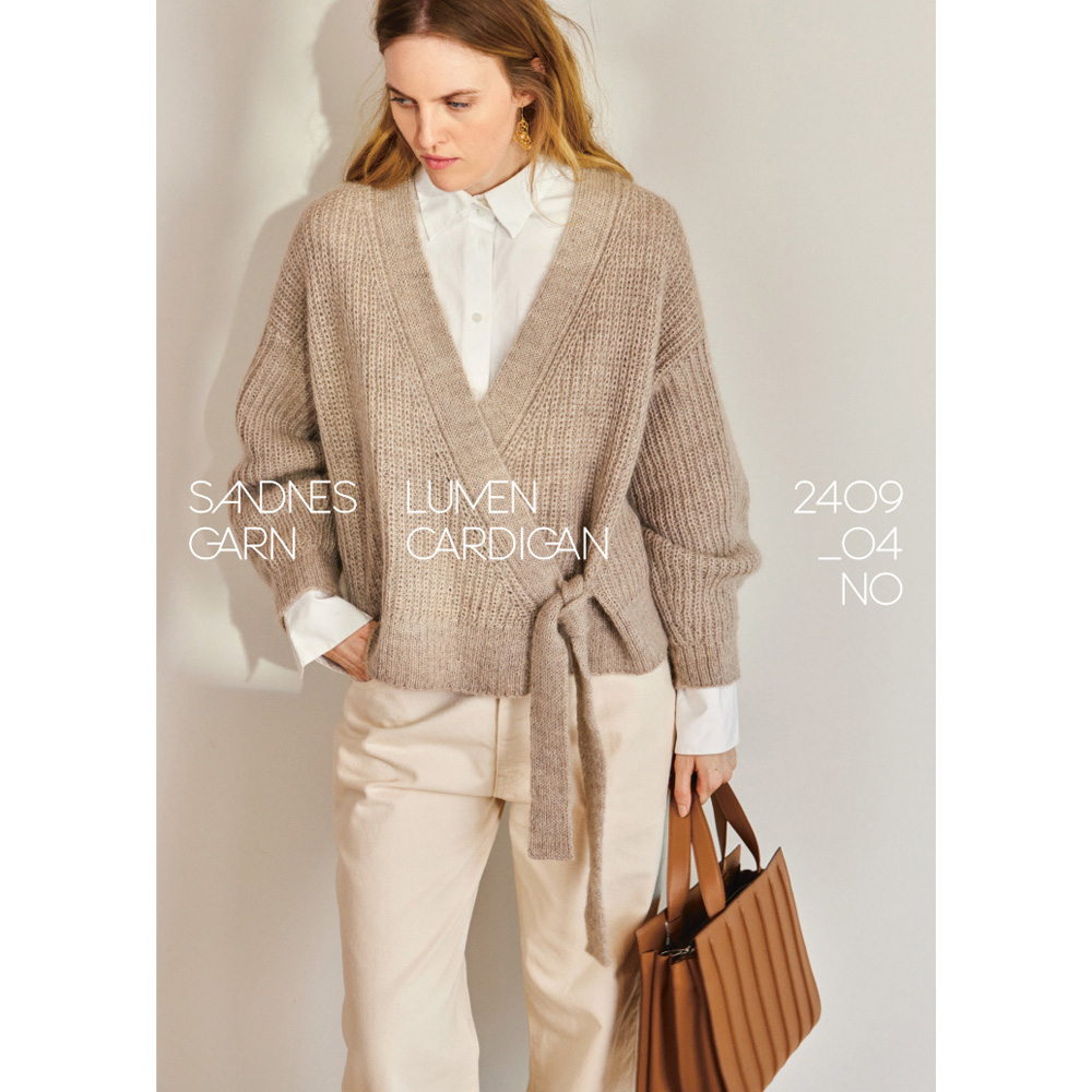 Anleitungsheft 2409 Slow Fashion Einzelanleitung 2409 Nr. 4 Lumen Cardigan- Englisch