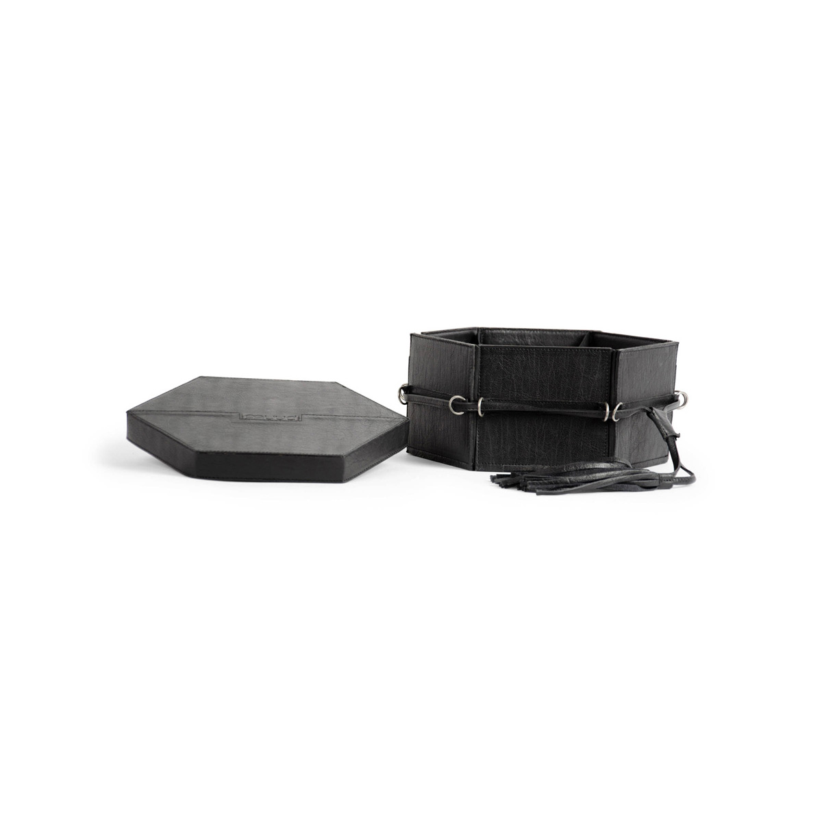 Lederbox, Projekttasche Evita Black