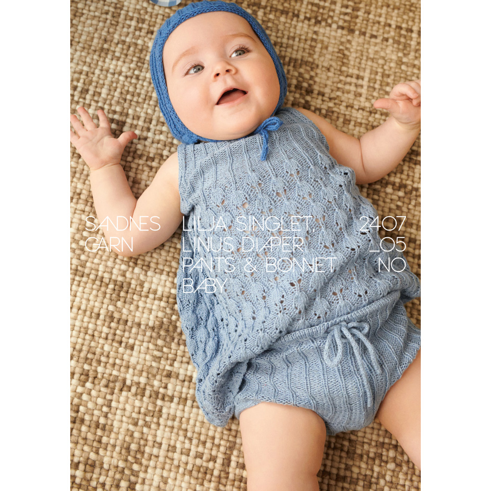Anleitungsheft 2407 Sommer Baby Einzelanleitung 2407 Nr. 5 -Lilja Singlet, Linus Diaper Pants & Bonnet- Deutsch