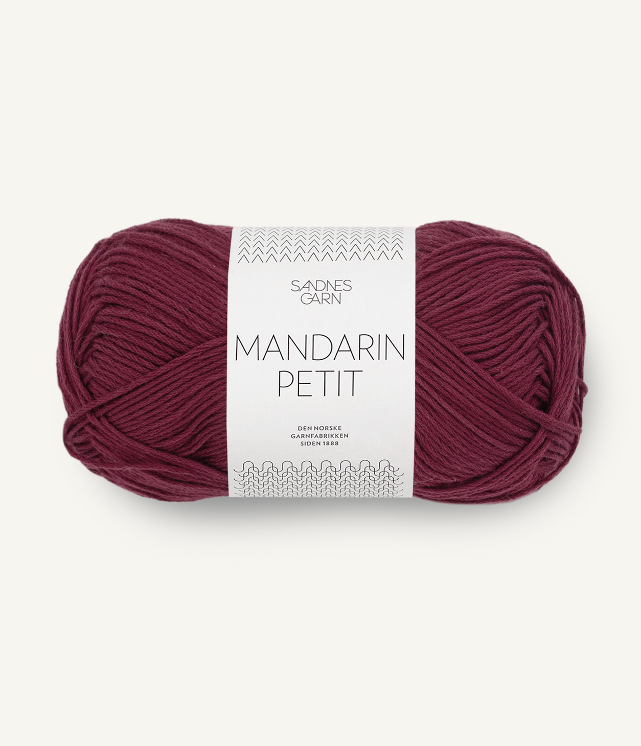 Mandarin Petit col. 4372 dyp burgunder ca. 180 m 50 g