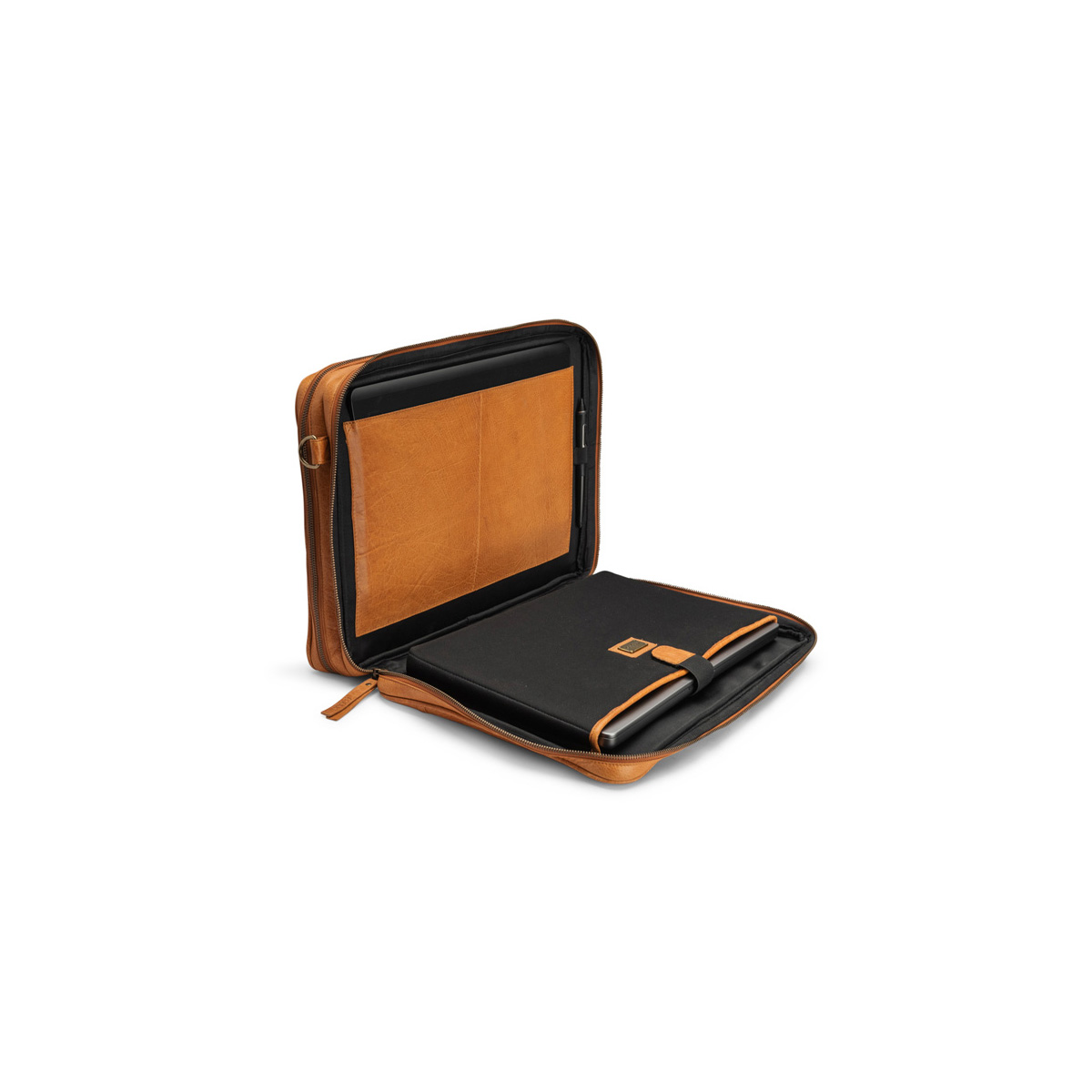 Lederhandtasche mit Henkel Drea Whisky