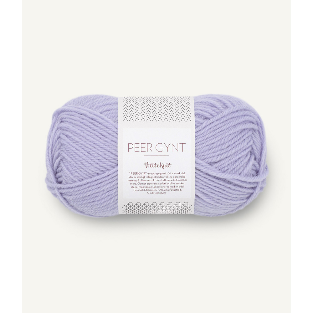 Wolle Sandnes Garn Perfect Purple Peer Gynt by Petite Knit 91m 50g