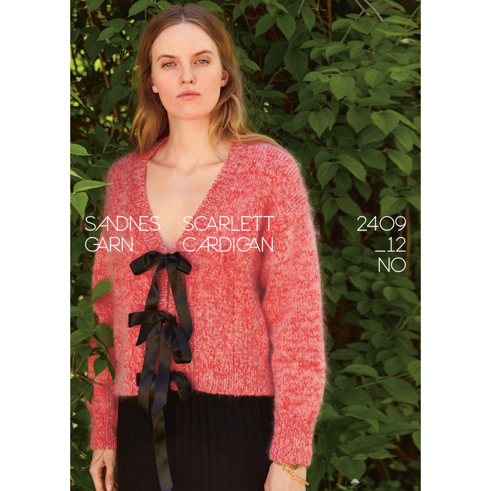 Anleitungsheft 2409 Slow Fashion Einzelanleitung 2409 Nr. 12 Scarlet Cardigan- Deutsch