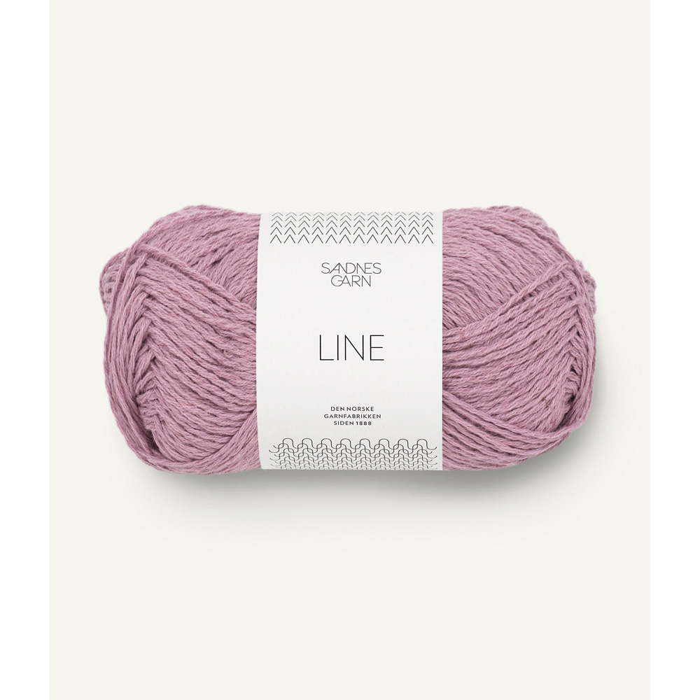 Wolle Sandnes Garn rosa lavendel Line 110m 50g