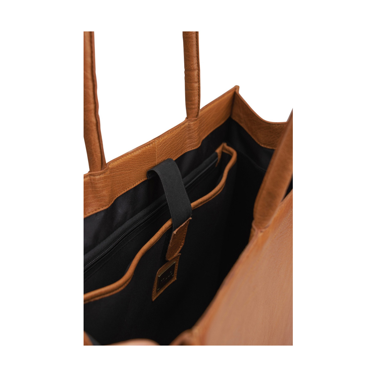 Leder shopper Bina Whisky Leder shopper Bina Whisky