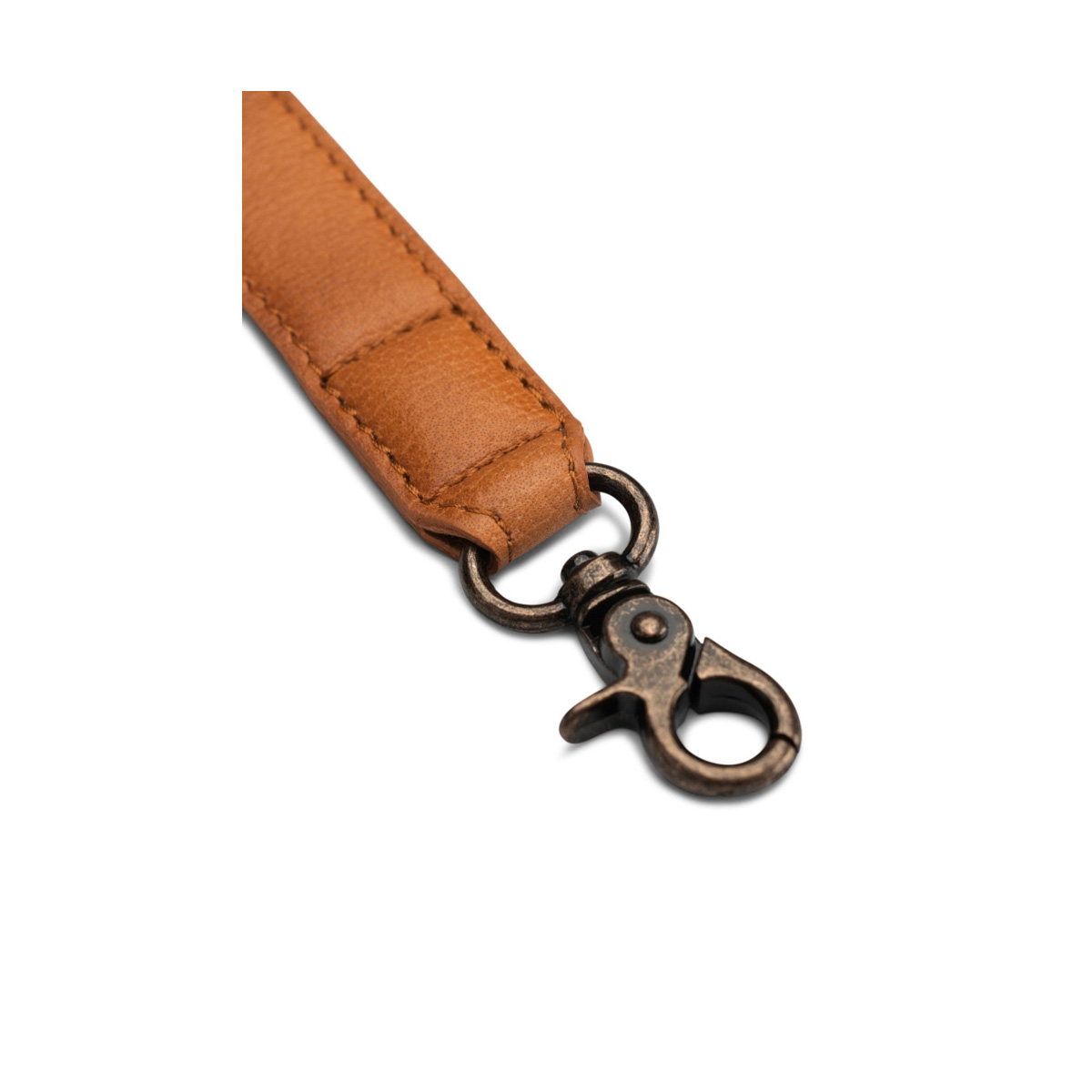 Ledergurt mit Karabiner Caia Whisky