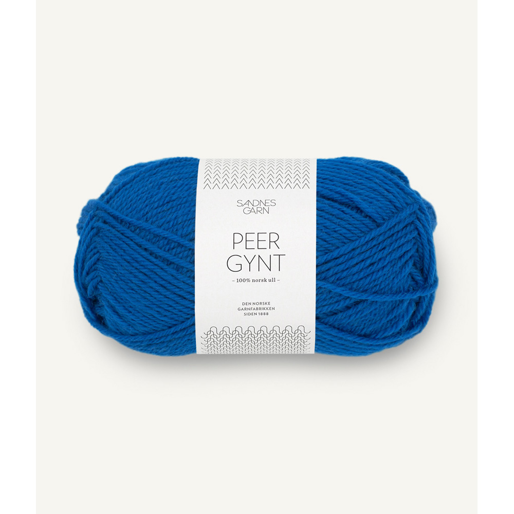 Wolle Sandnes Garn jolly blue Peer Gynt 91m 50g