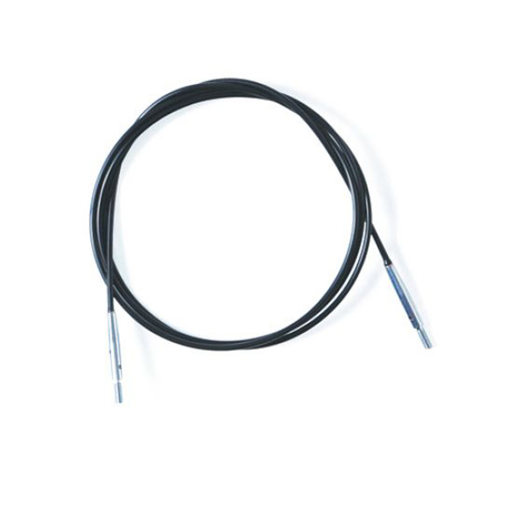Seil für Nadelspitzen Swivel schwarz drehbar 30 cm ergibt 50 cm