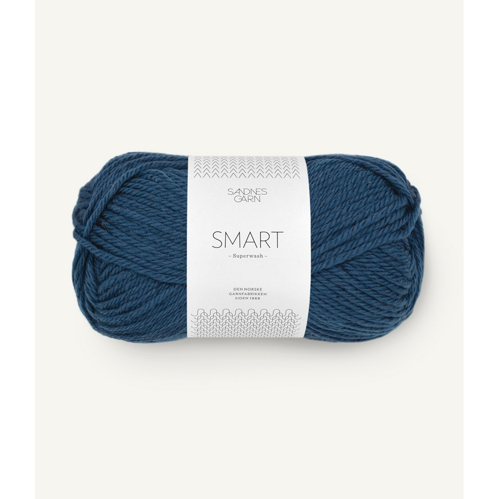 Wolle Sandnes Garn dark blue Smart 100m 50g