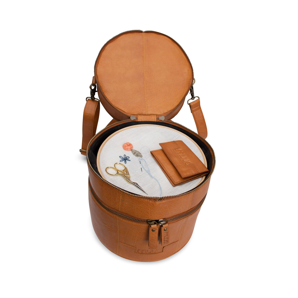 Leder Aufbewahrungstasche Bturn Whisky